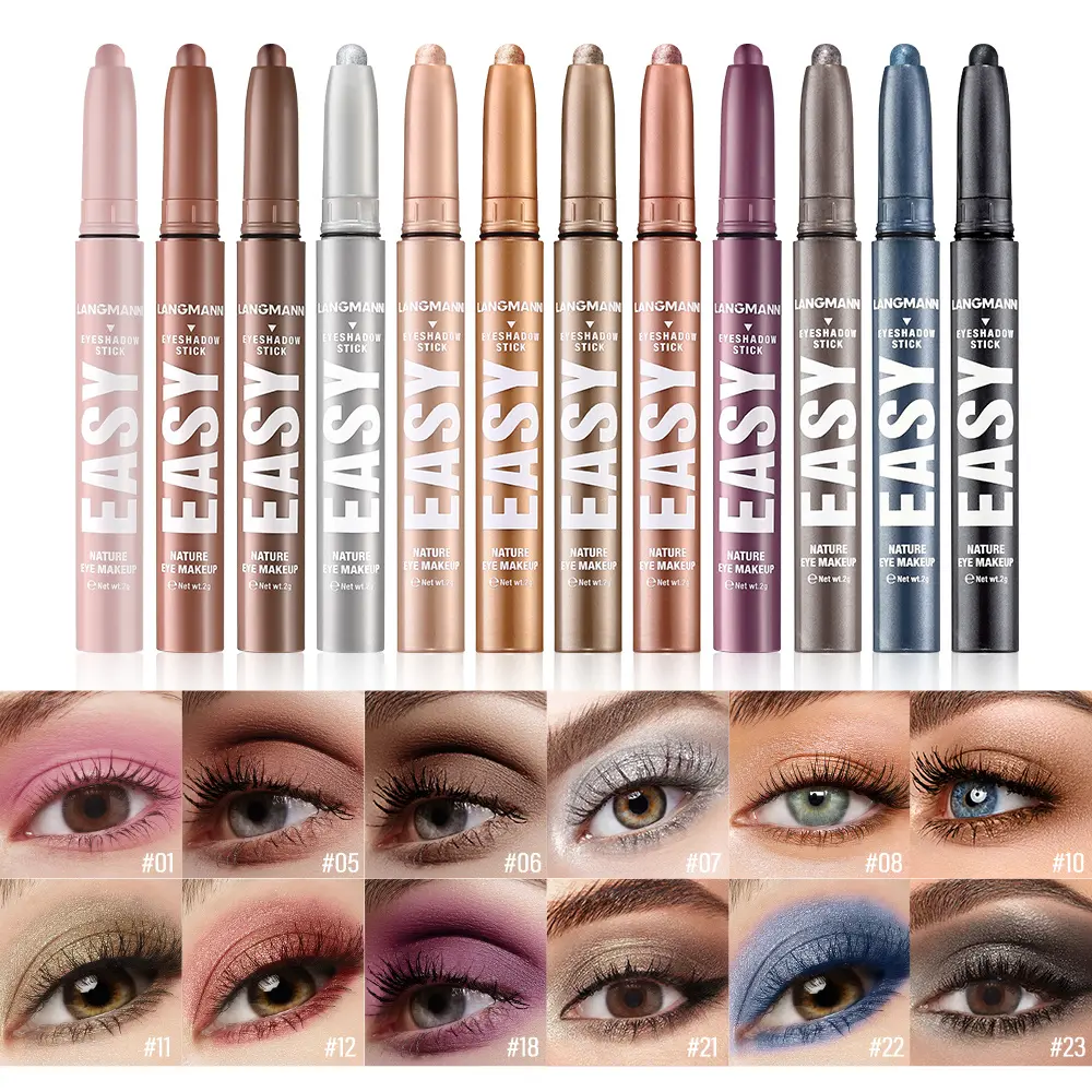 Eyeshadow Stick Pearlescent Matte Multi-color Anti-smudge Eyeshadow Pen