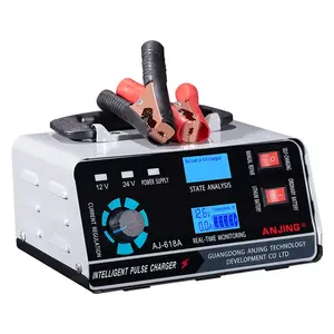 12V/24V Smart Battery Charger Automotive Battery Charger 400W 40A Trickle Smart Pulse Repair For Car Truck Boat Motorcycle