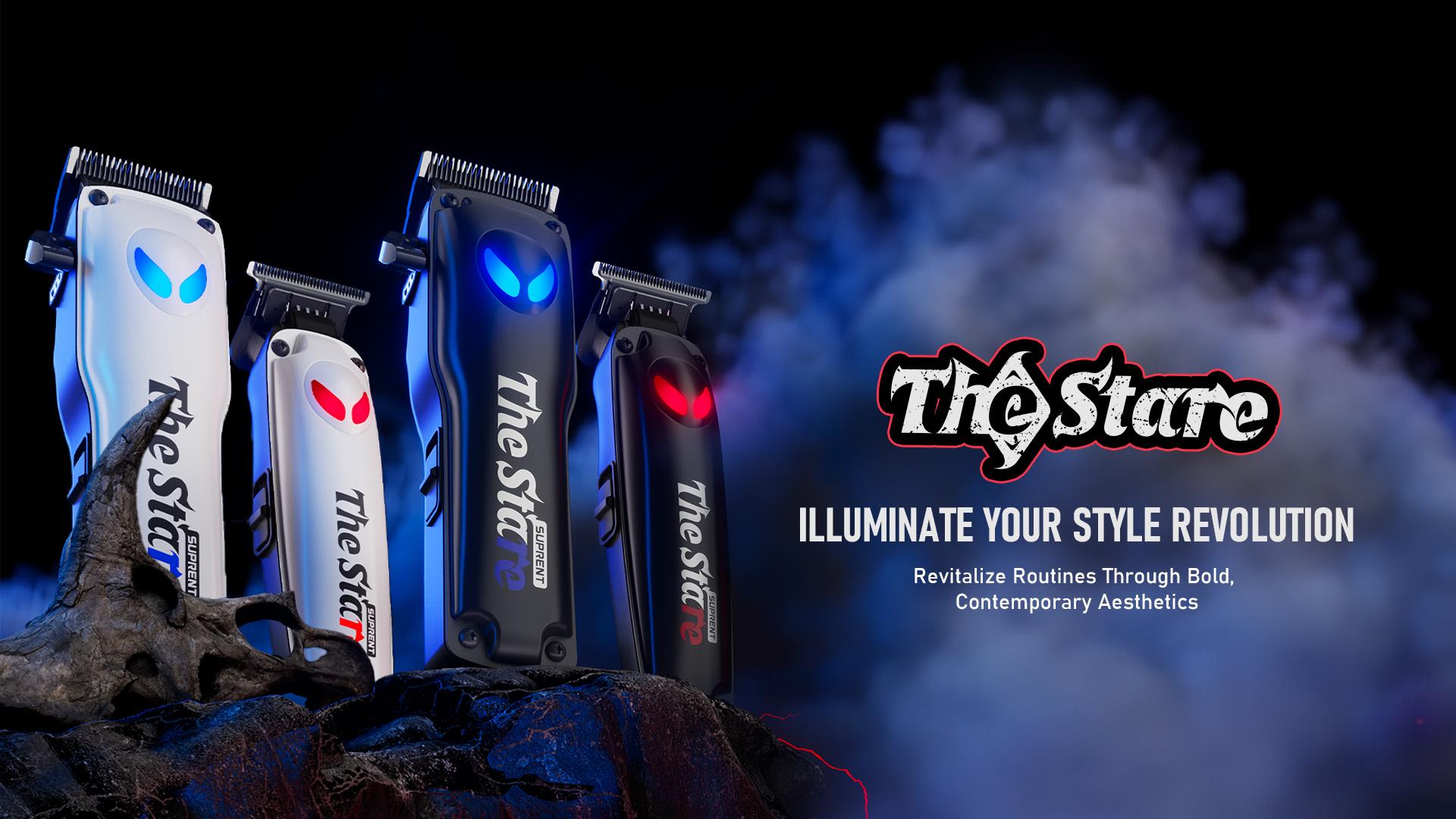 SUPRENT PRO Self Cut Clipper Combo - 7500 RPM Cordless Hair Cutting Kit & Zero Gap T-Blade-hair trimmer for men haircut Gifts for Men