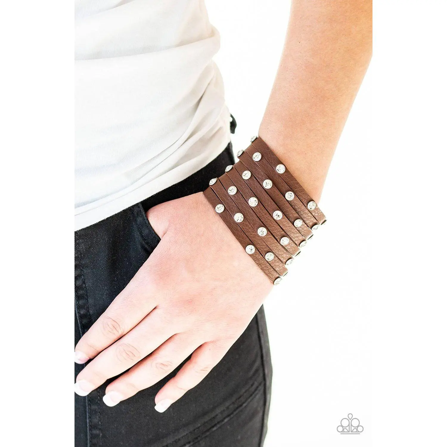 Sass Squad - Brown Bracelet - Paparazzi Accessories