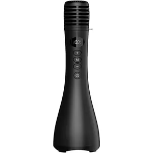 15W  Microphone with Speaker, DA10 II  Handheld Mic with LED Display, 4 Modes, Noise Canceling, Portable PA System for Teaching Singing Speaking Karaoke Wedding