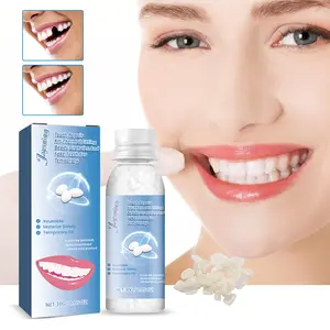 ShAPEABLE Denture Pellets, Moldable False Teeth, Shapeable Teeth Cover, Cover, Solution for Borken/Lossing Teeth, Temporary Teeth Cavities Fillings Denture Oral