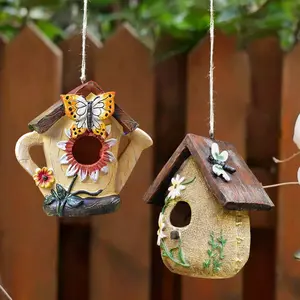 🎀Charming Hanging Birdhouse - Whimsical Garden Decor | Perfect Valentine's Day Gift