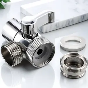 Multi-Function Faucet Adapter, Leak-Proof Quick Connect for Washer Shower Garden Hose, One-Click Dual Spray Mode, Universal Fit for Kitchen Bathroom Outdoor Faucets, Faucet Sprayer Attachment
