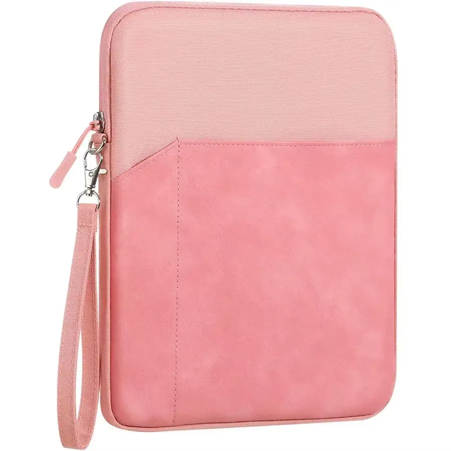 Portable Tablet Storage Bag with Compartments, Water Resistant Pouch Sleeve Tablet Bag, Tablet & Computer Accessories Compatible with iPad 9.7-10.8 Inch