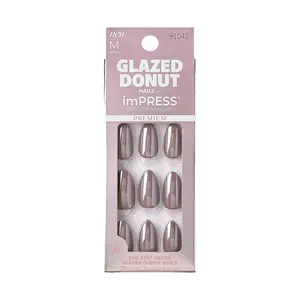 KISS imPRESS Premium Glazed Donut Press On Nails - Chiffon Glazed