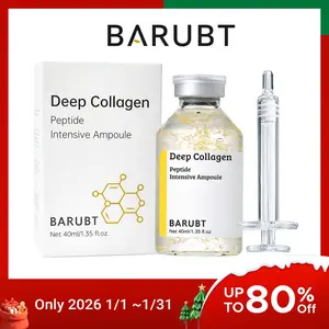 [BARUBT]1 Bottles Deep Collagen Peptide Ampoule Syringe Serum 40ml Anti Aging Concentrate for Skin Care Intensive Ampoule with Peptide Formula and Syringe Design Mother's Day Gift