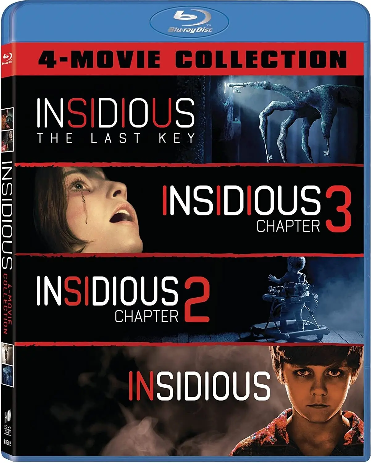 Insidious / Insidious: Chapter 2 / Insidious: Chapter 3 / Insidious: The Last Key\  [BLU-RAY MOVIE] Ac-3/Dolby Digital, Dubbed, Subtitled, Widescreen