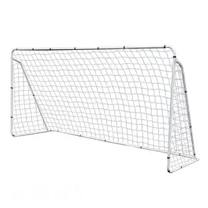 Answer E 12 x 6' Portable Soccer Goal Weather-resistant Net Powder Coated Steel Frame
