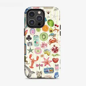 Summer Tropical Ocean-Themed Dual-Layer Protective Case — A Robust and Durable 2-in-1 Case Compatible with iPhone 17/16/15/14/13/12/11 Pro Max/Plus/Pro and Samsung Galaxy S25/S24/S23 Ultra Series — A Stylish and Minimalist Phone Case