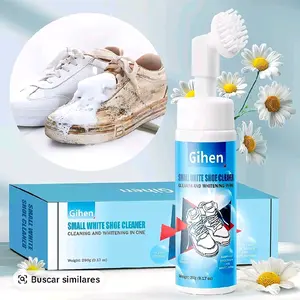 Gihen Premium Shoe Cleaner for White Sneakers - Cleaning and Whitening in One Step - Removes Tough Stains - Safe for Leather, Canvas, Rubber - 25g