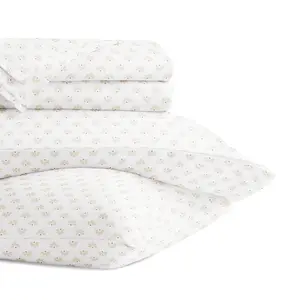 Moon Daisies 4-Piece Long Staple Cotton Sheet Set