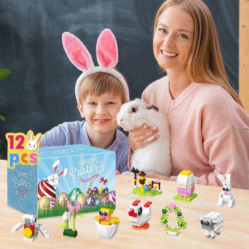 12pcs/set Prefilled Easter Eggs Easter Basket Stuffers Colorful Filled Easter Egg Gifts Easter Egg Fillers for Kids Toddlers