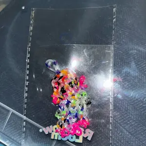 Rainbow Loom Jellyfish Keychain/Charm