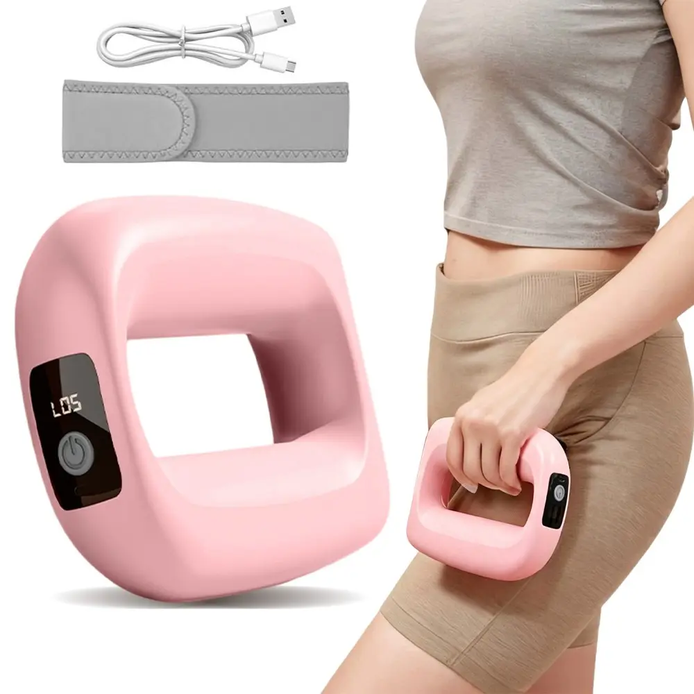 Fascia Ring Portable Fitness Massager, 3 Custom Modes & 5 Adjustable Intensity Levels, Whole Body Vibration Massage Tool For Daily Workout Relief