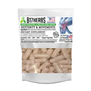 MSM and Glucosamine | 50:50 Ratio - 100 Veggie Capsules, 750mg