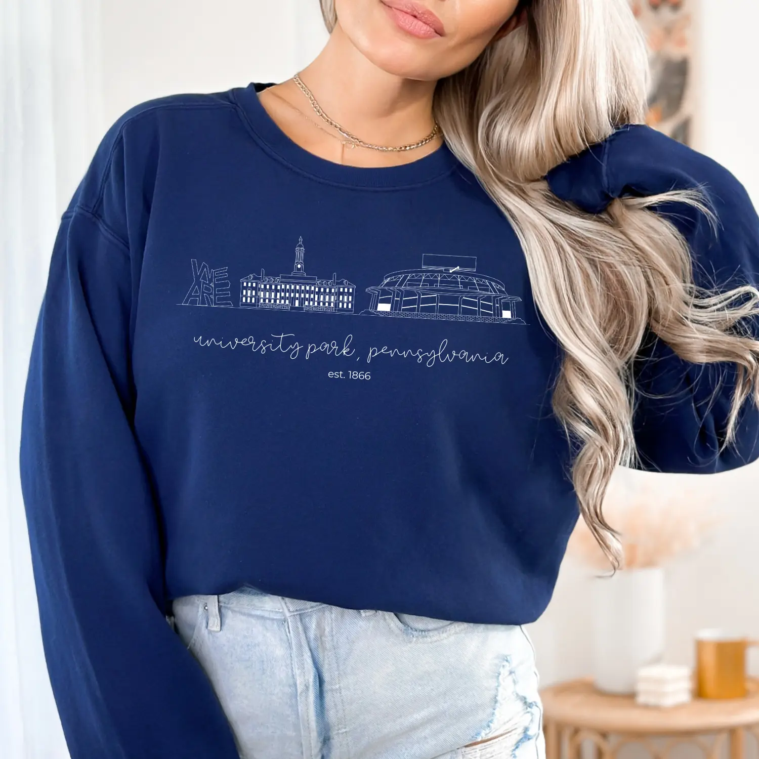 Penn State Campus Inspired Game Day Sweatshirt Penn State Campus Inspired Game Day Sweatshirt