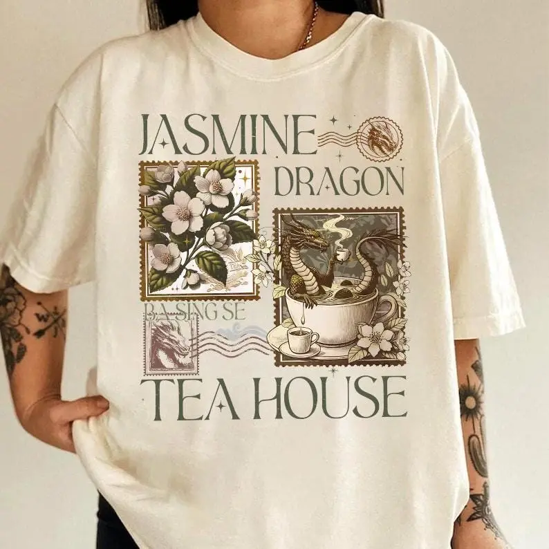 Jasmine Dragon Tea House Shirt , The Last Airbender TShirt, Uncle Iroh Sweatshirt, Avatar Tee, Cartoon Series, Airbender Shirt