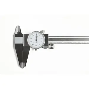 Dial Caliper 0-12 Inch, Stainless Steel Precision Measuring Tool with Shock-Proof Dial, High Accuracy 0.001"
