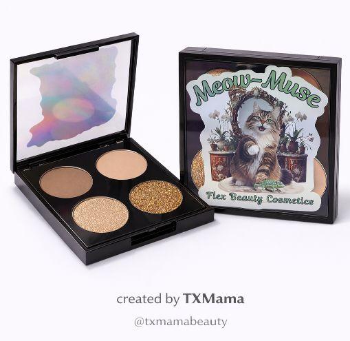 MEOW Quad PRE-DESIGNED Eyeshadow Palettes (By The PR Team) MEOW Quad PRE-DESIGNED Eyeshadow Palettes (By The PR Team)