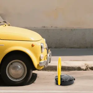 Remote Control Parking Lock with 65.6ft Range, Heavy Duty 4410 lbs Capacity, IP67 Waterproof & Anti-Collision Arm, Foldable Parking Spot Protector for Driveway Garage Commercial Use