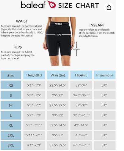 baleaf 8" Biker Shorts for Women with Pockets High Waisted Yoga Gym Spandex Shorts Side Pockets baleaf 8" Biker Shorts for Women with Pockets High Waisted Yoga Gym Spandex Shorts Side Pockets