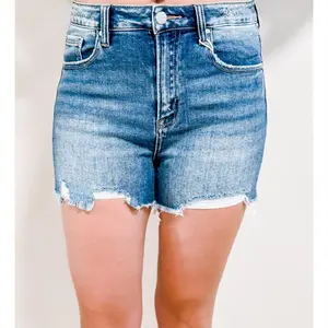 RISEN JEANS - The Evie High Rise Shorts