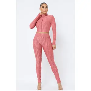 Cropped Jacket and Legging Set