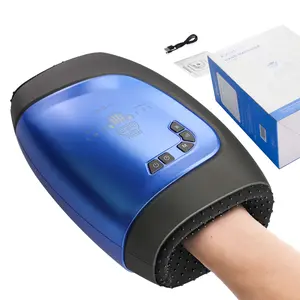 Perlevi Electric Hand Massager with Heat Therapy for Arthritis RSI Relief Ergonomic Design Portable Quiet Operation Multi-Mode Massage
