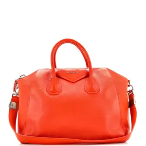 Pre-owned GIVENCHY Leather Top Handle Bags Antigona Bag Medium by Rebag
