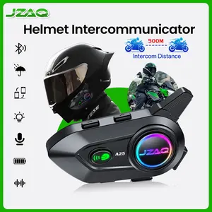JZAQ A25 motorcycle bluetooth headset, motorbike helmet intercommunicators, helmet speaker for motorcycle riders