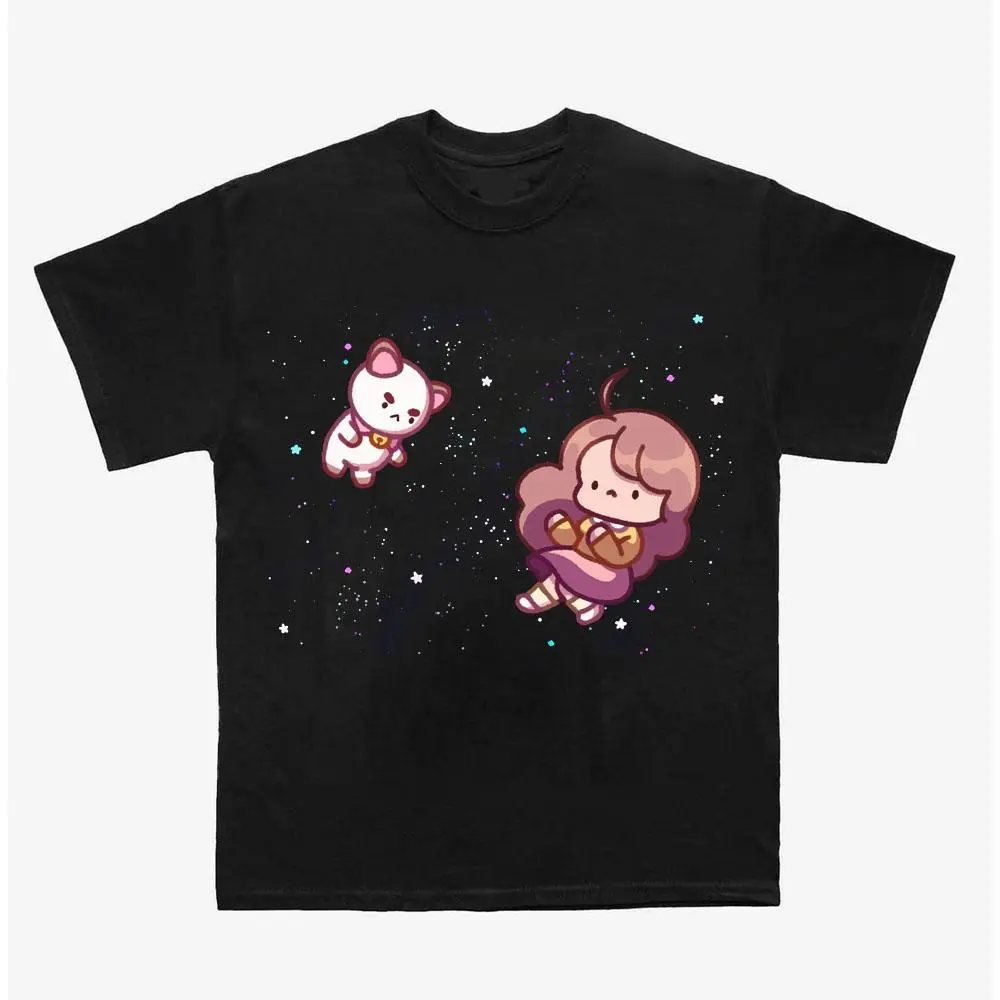 Bee and PuppyCat T-Shirt, Kawaii Cartoon Graphic Tee, Cute Animated Series Streetwear Shirt for Fans