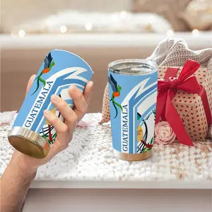 1pc 600ml Guatemala Quetzal Bird Pattern 304 stainless steel large capacity travel mug.throw blanket. comfy throw blanket. 20oz insulated water bottle. chairs ideal for bird lovers and as a cultural gift