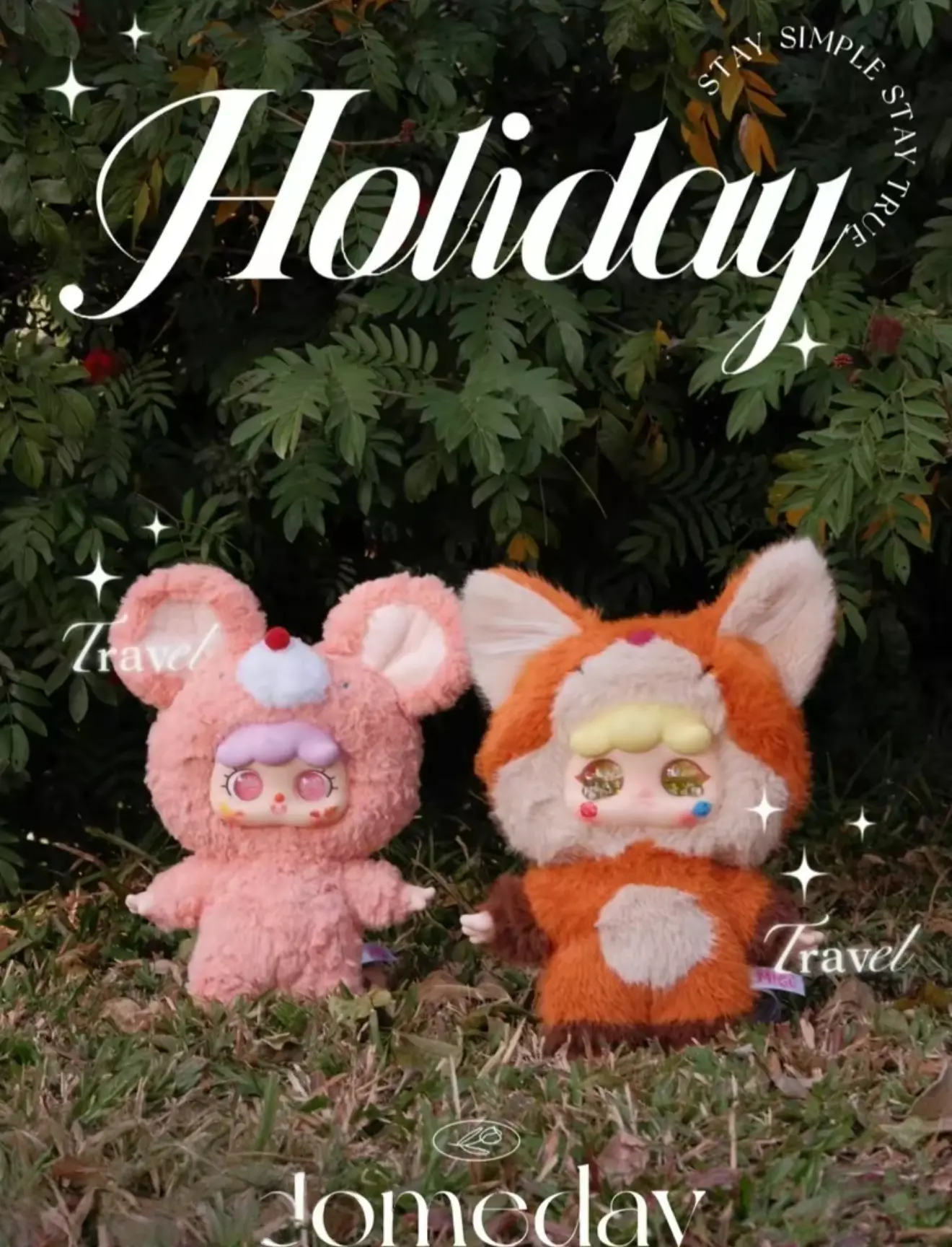 （03）BABYTHREE- MIGO400% GIVE YOURSELF A HUG PLUSH  BLIND  BOX |10+4 SECRET | MysteryBoxes