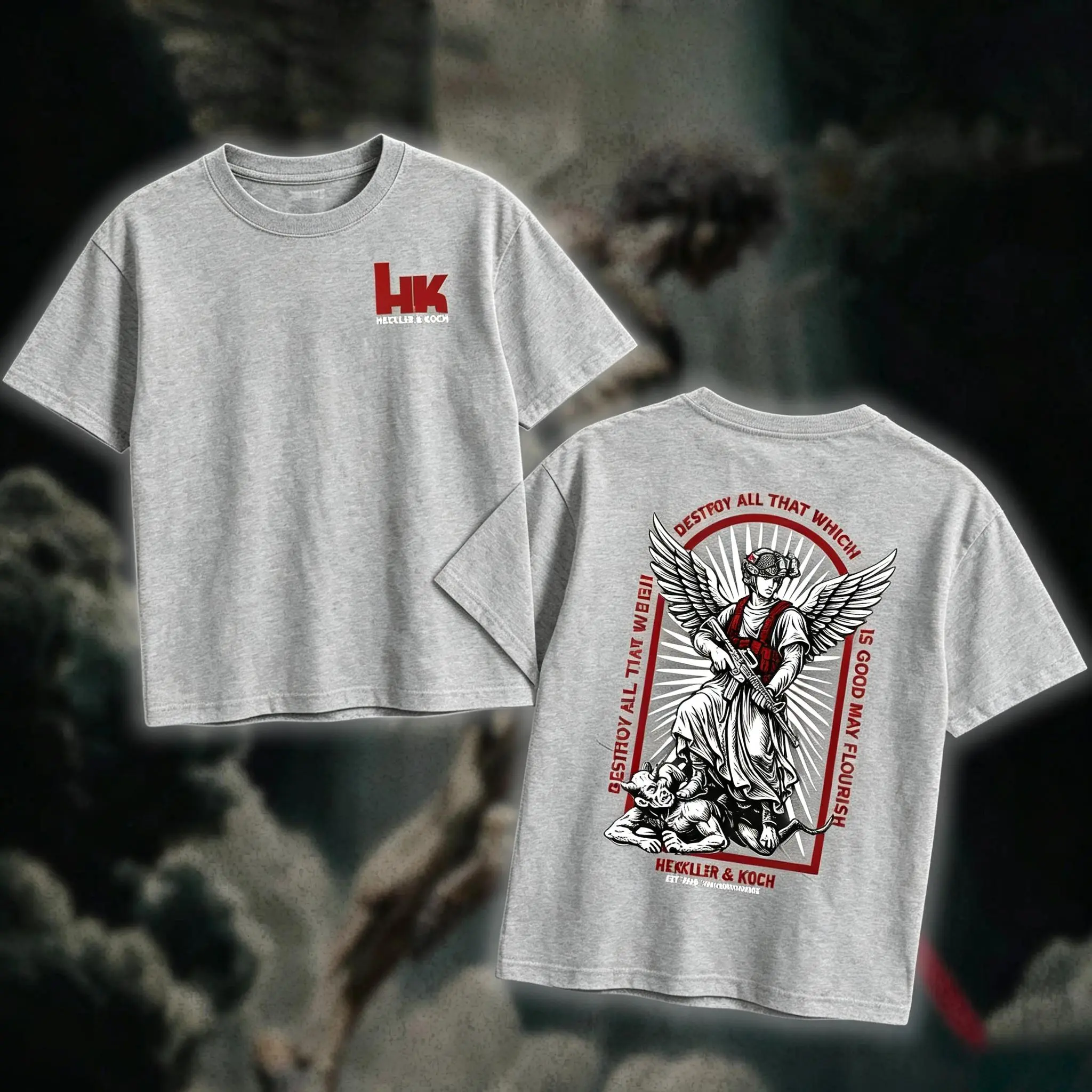 Washed T-shirt-Grey