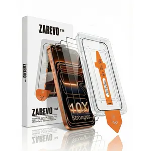 ZAREVO Screen Protector for iPhone 17 Pro Max - 10X Stronger Protection, Bubble-Free Application, Easy Install Kit, Case-Friendly Edges