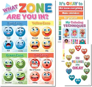 DeeDee's Workshop 4 Zones of Regulation Posters