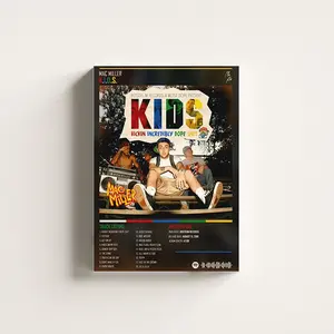 MAC MILLERr - K.I.D.S. Music Album - Music Print - Vintage Poster - Album Cover Poster No Frame - Wall Art - Gifts for him