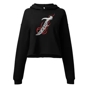 Dagger Crop Hoodie