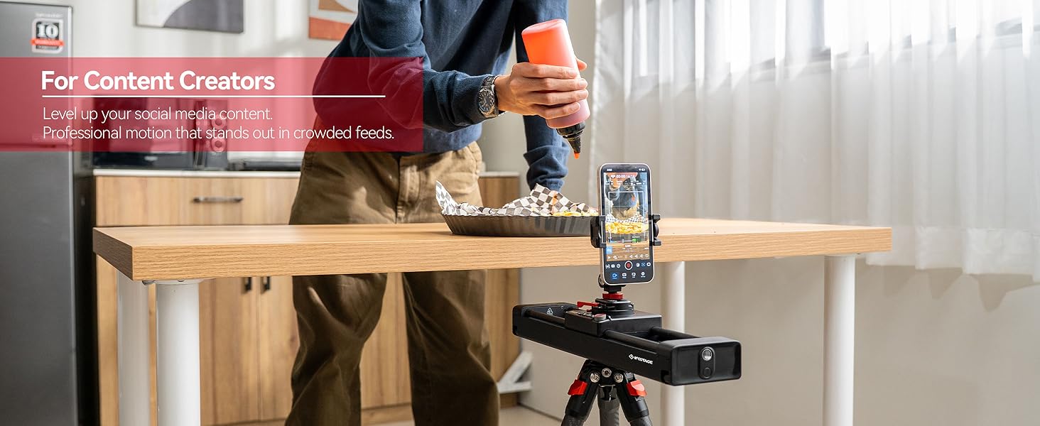 IFOOTAGE Pico Pro Motorized Slider Phone Gimbal Stabilizer, 15.7'' 2-Axis Phone Gimbal Portable Stabilizer fo iPhone/Android/ Insta360 Action Cams/DJI Pocket 3/4, Payload 3.3lb, Smartphone, Accessories, Camera Rig Stabilizers & Supports