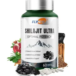 Optimal Potency Shilajit Ultra Adaptogen Energy Stamina Immune Antioxidants Made in USA 60 Capsules - Healthcare, Anti-aging Support