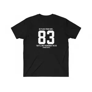 Giannis Quote 83 Graphic T-shirt - Inspirational Basketball Streetwear Black Tee
