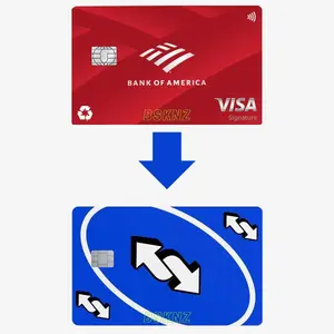 Uno Reverse Card Credit Card Skin Cover, Classic Style, Durable Protection