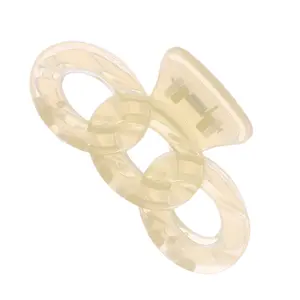 Unique Bargains 1 Pc Classic Transparent Plastic Hairpin Hairdo Clip for Girls