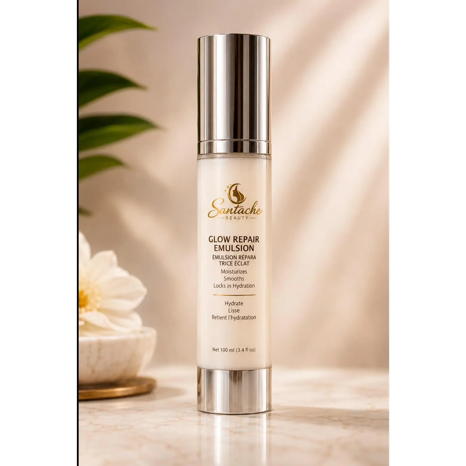 Santache Beauty Glow Repair Emulsion – Hydrating & Smoothing Face Moisturizer (100ml)