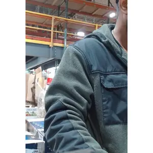 Green Fleece Activewear Jacket