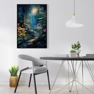 212 MAIN Against All Odds Resilience and Hope Artistic Hangable Framed Photo Print, 24x36 in, Green Room Decoration, Gift-Worthy Home Supplies for Home Decor Enthusiasts