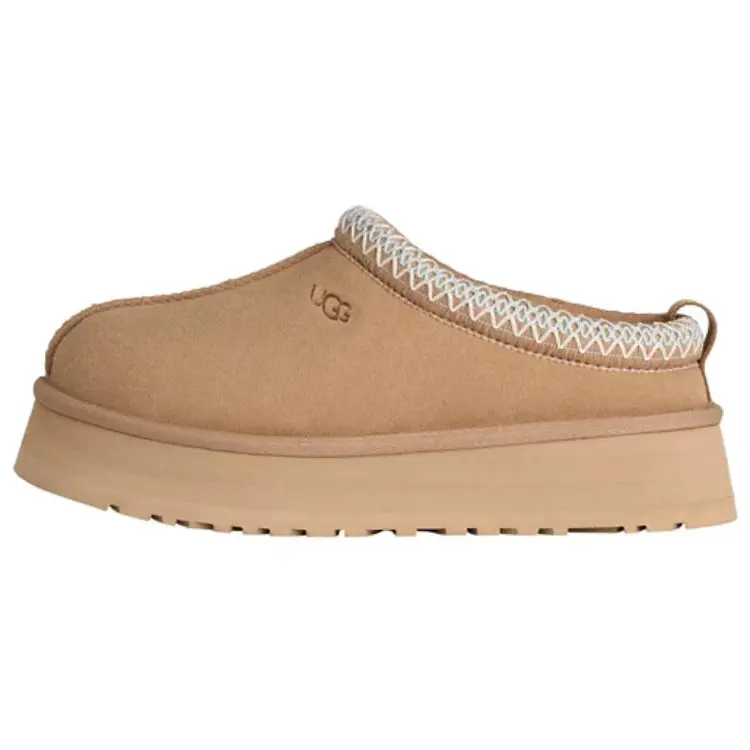 Women's UGG Tazz II Fleece-Lined Slip-On Slide Slippers - Shoe, Footwear with Toe Protection (Sand)
