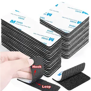 10PCS Heavy-Duty Hook & Loop Fastener Tape | Strong Self-Adhesive Nylon Strips for DIY, Home & Office Organization