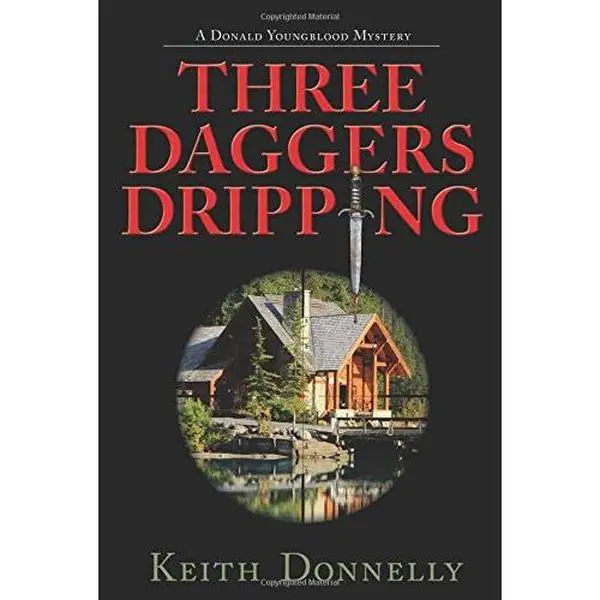 USED-Three Daggers Dripping: A Donald Youngblood Mystery by Keith Donnelly (Hardcover)